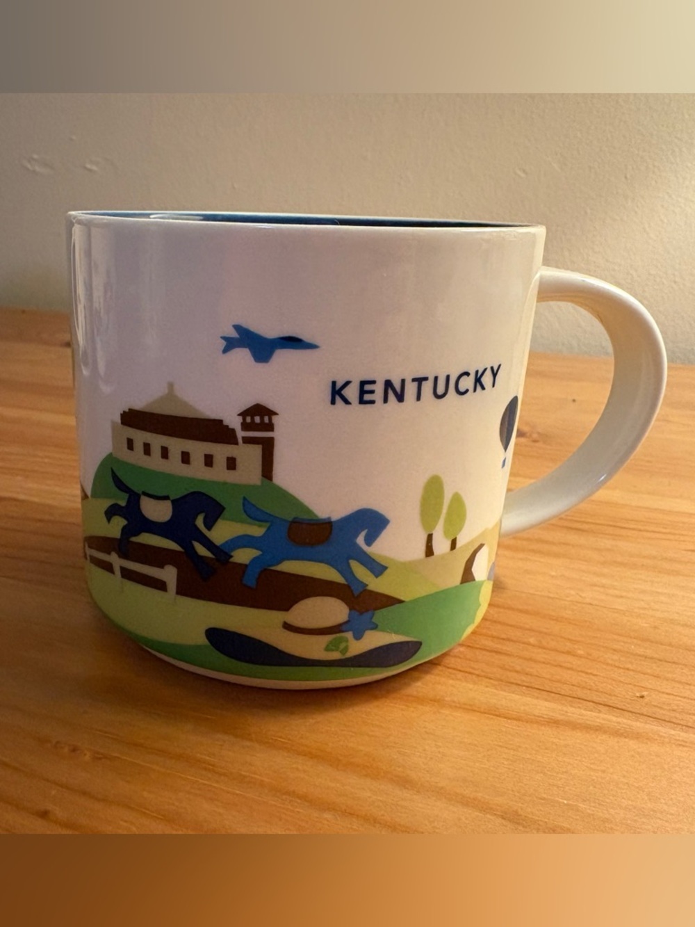 Starbucks Kentucky You Are Here Coffee Mug - Blue/Green